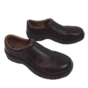 Red Wing 2322 Safety Toe Slip On Leather Work Shoe Burgundy